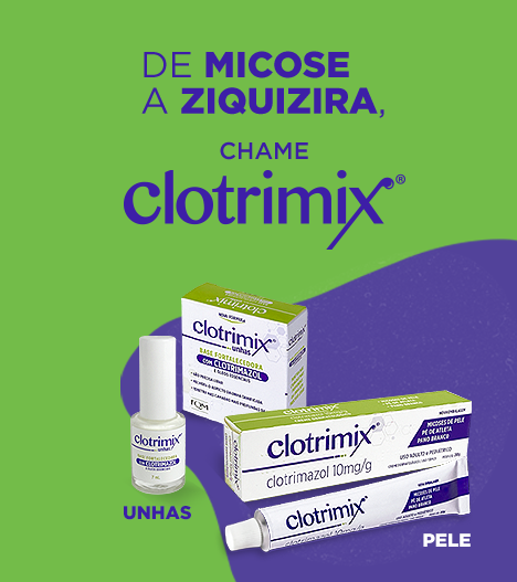 Clotrimix linha completa - Unhas e pele